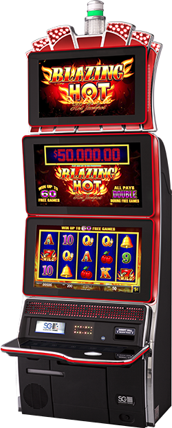 Blazing Hot Hot Jackpot Cabinet